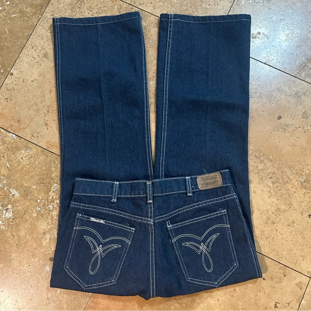 Vintage 1980 Levi’s MovingOn Straight Men’s 33x30 Dark Denim Jeans